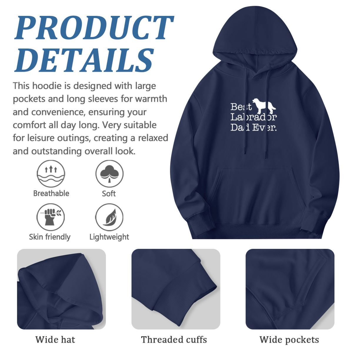 Best Labrador Dad Hoodie