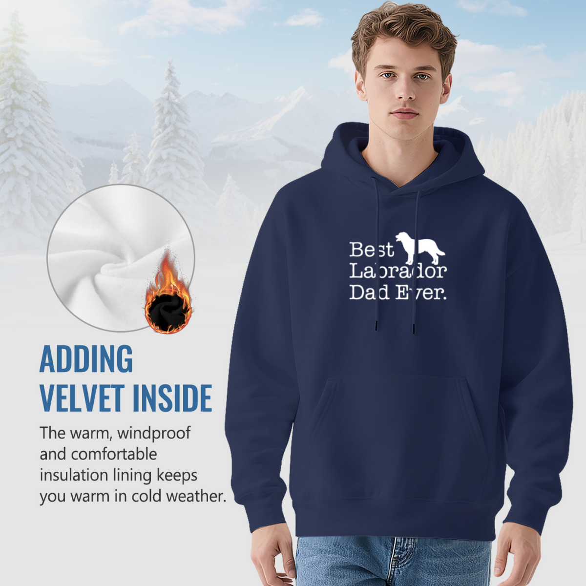 Best Labrador Dad Hoodie