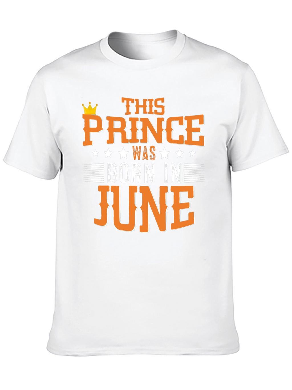 Prince Born in June Black T-Shirt