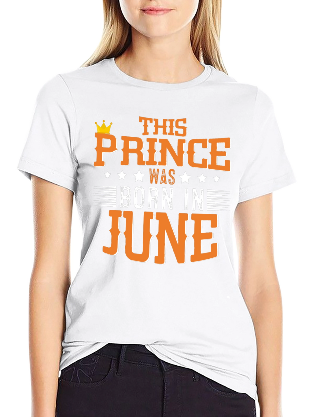 Prince Born in June Black T-Shirt