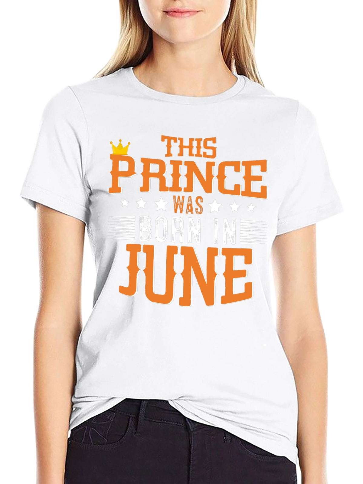 Prince Born in June Black T-Shirt
