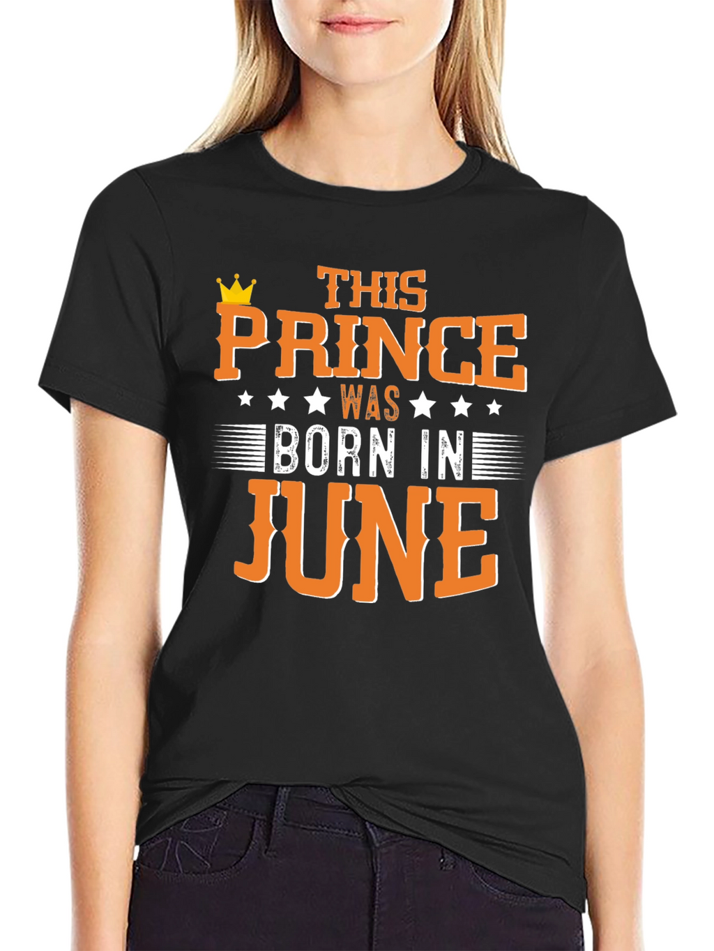 Prince Born in June Black T-Shirt