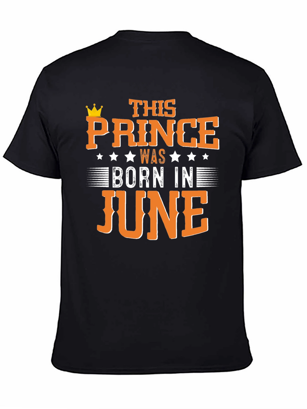 Prince Born in June Black T-Shirt