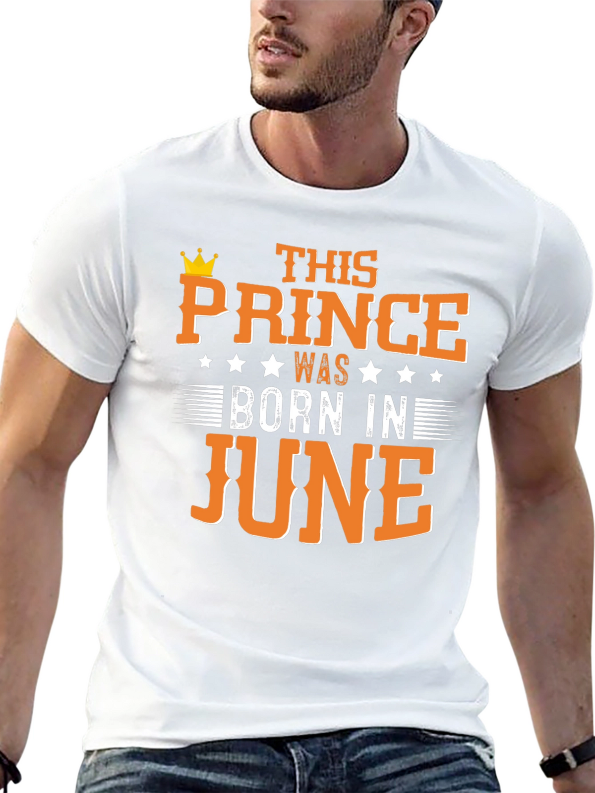 Prince Born in June Black T-Shirt