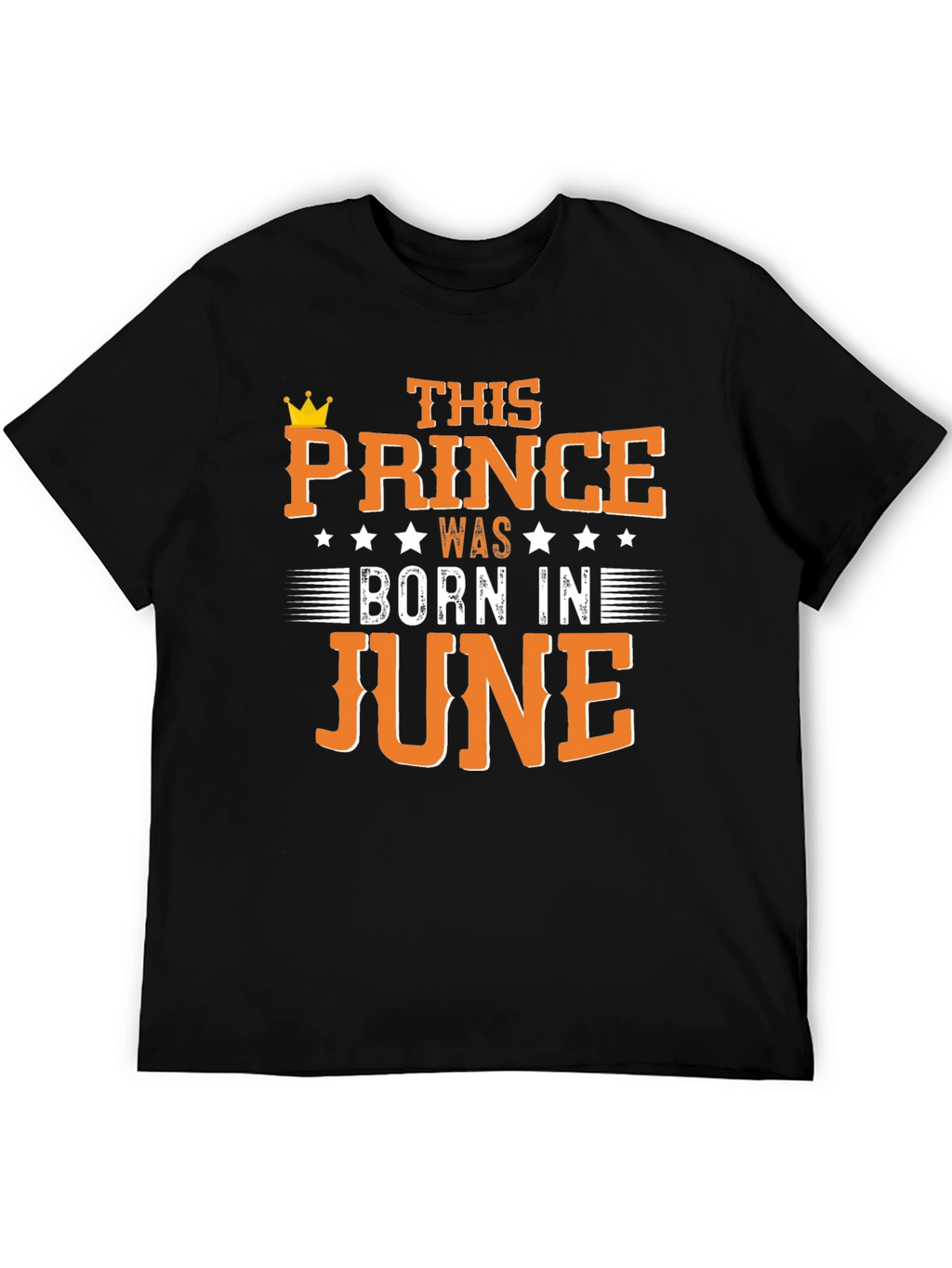 Prince Born in June Black T-Shirt