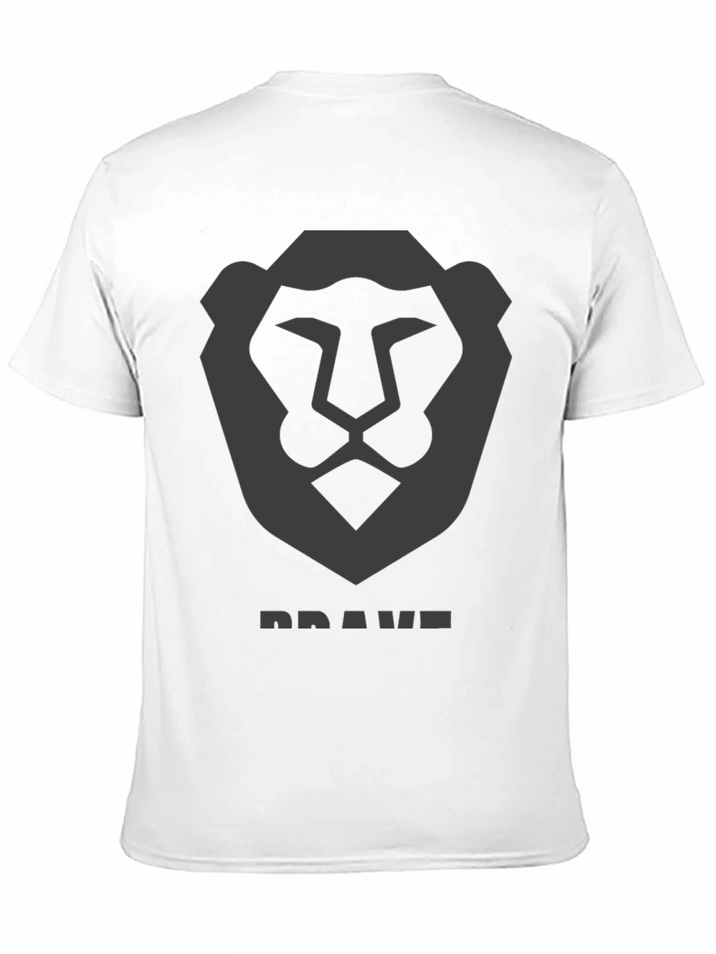 Brave Lion Graphic Tee - Mens Black T-Shirt
