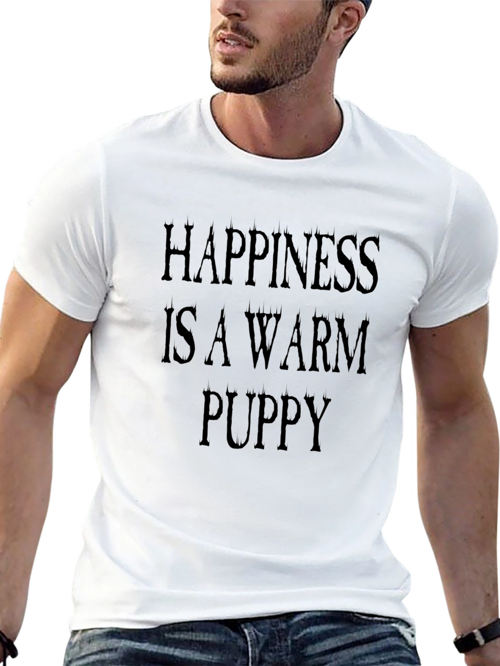 Happiness is a Warm Puppy T-Shirt