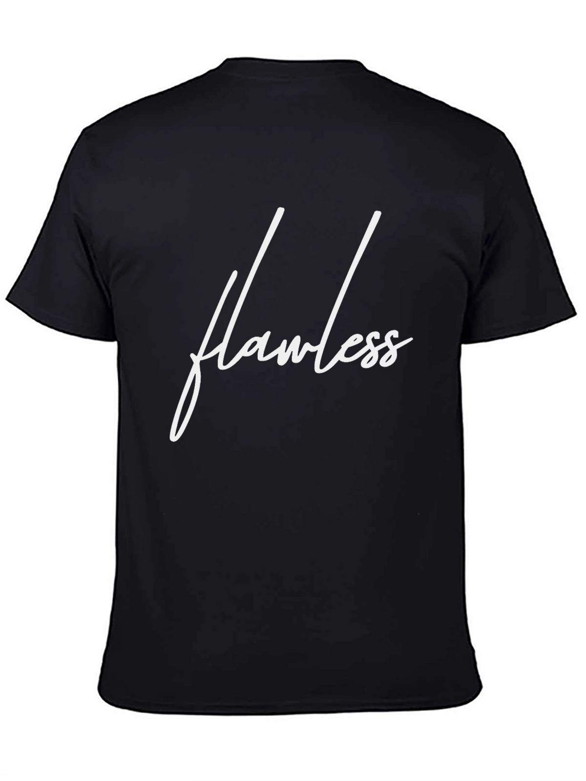 Flawless Graphic Tee - Stylish Black T-Shirt