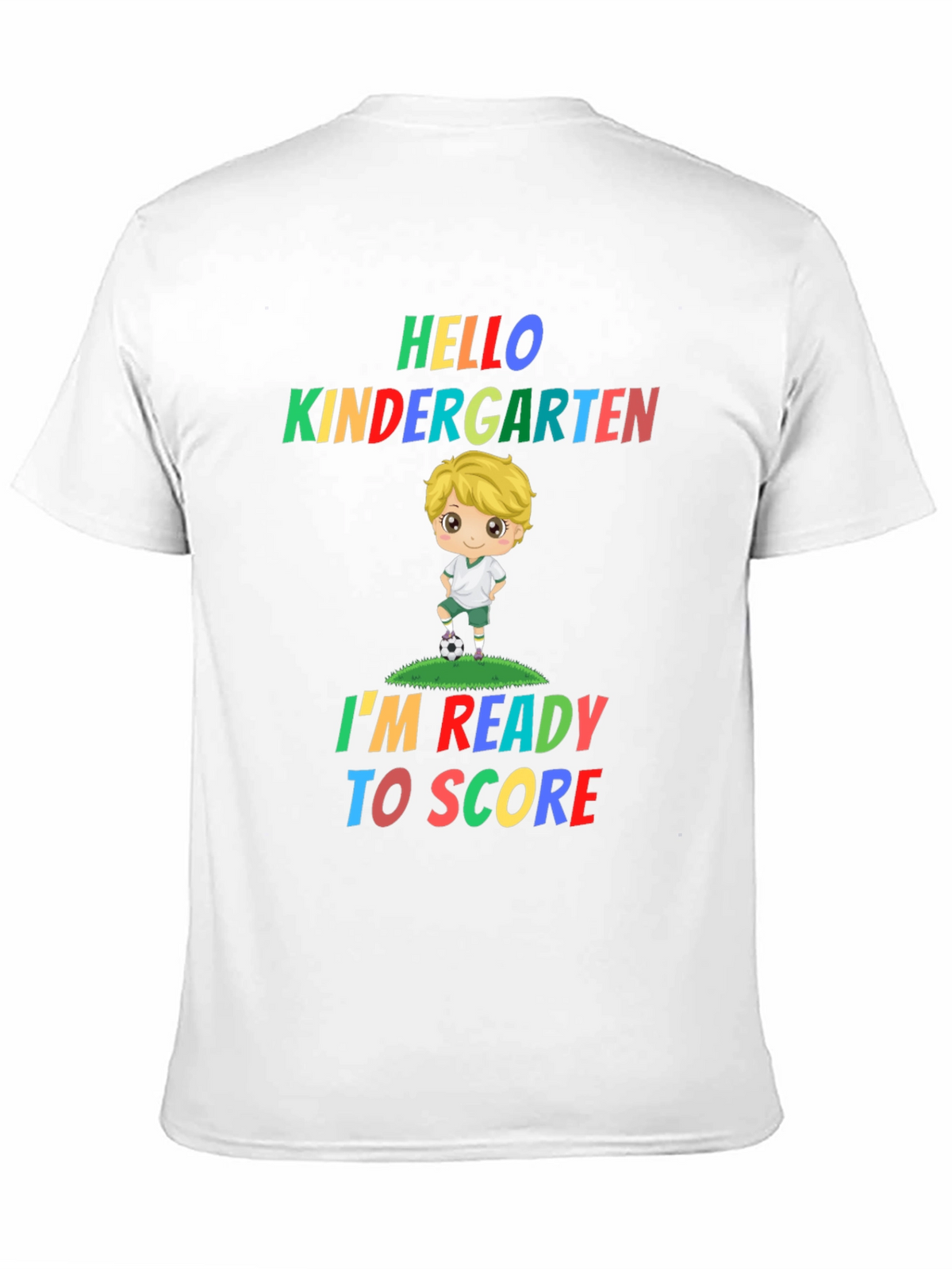 Hello Kindergarten Soccer Kid T-Shirt