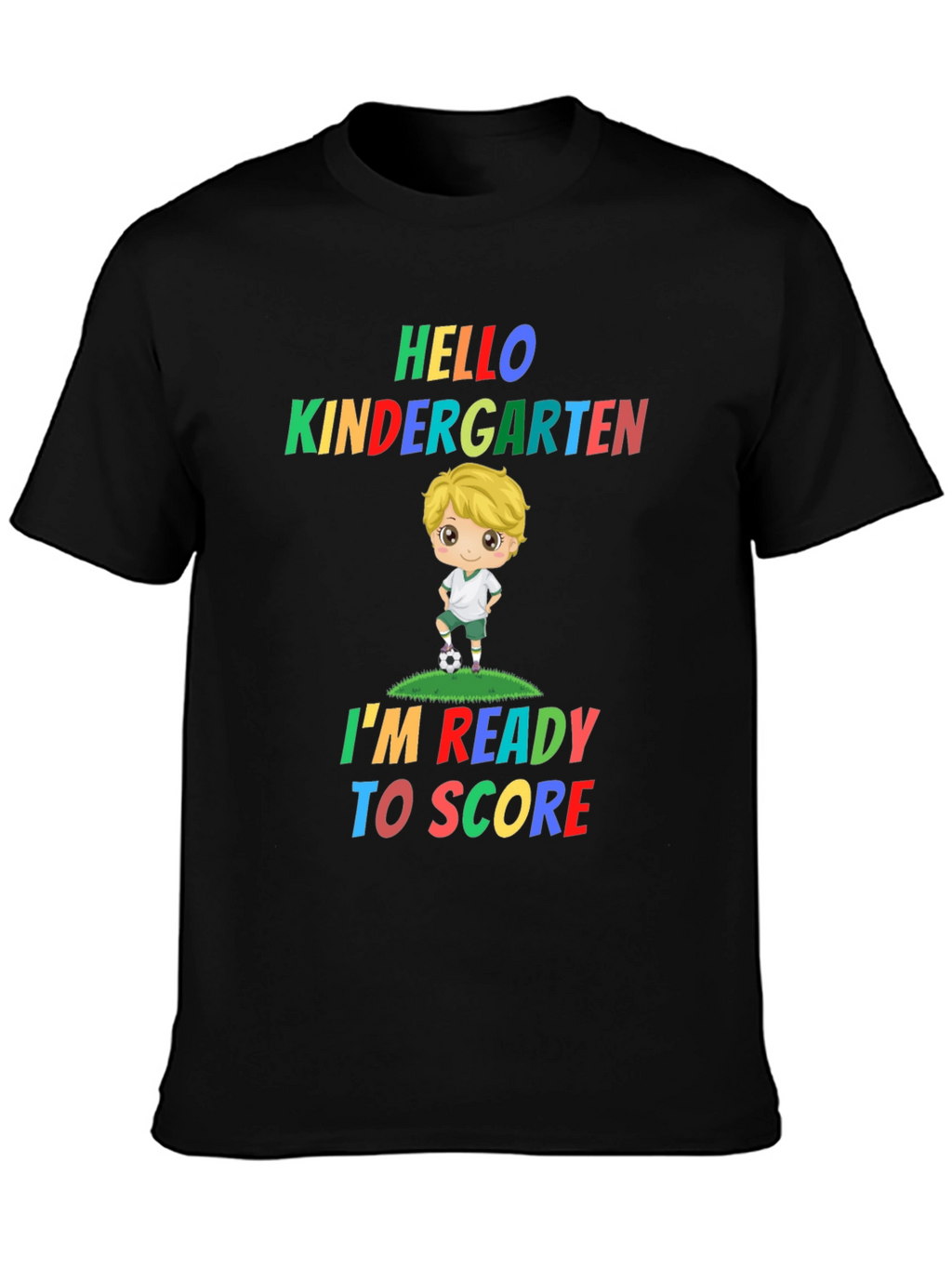 Hello Kindergarten Soccer Kid T-Shirt