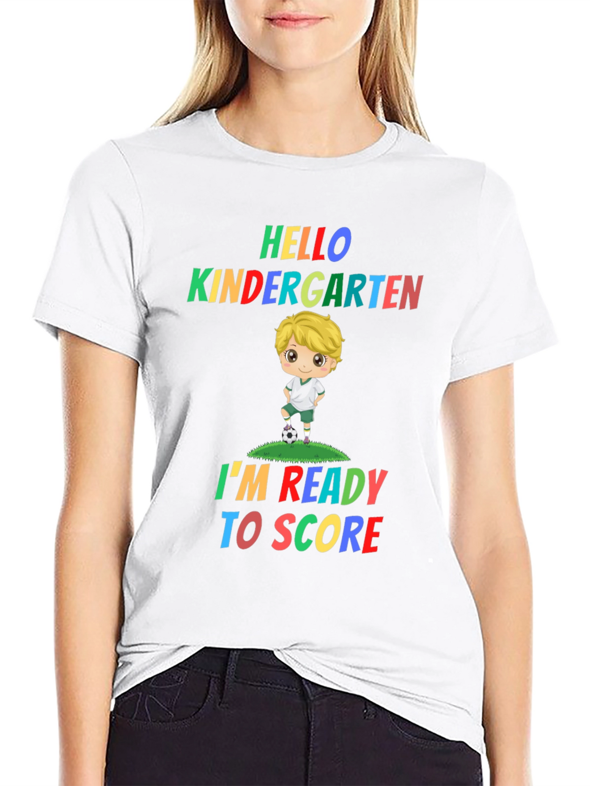 Hello Kindergarten Soccer Kid T-Shirt