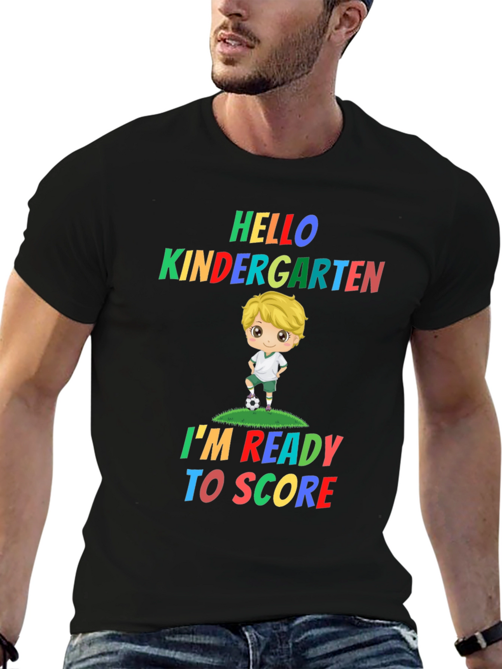 Hello Kindergarten Soccer Kid T-Shirt