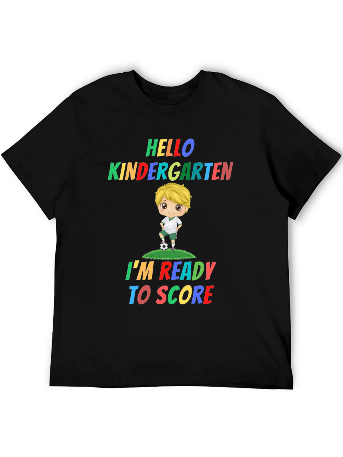 Hello Kindergarten Soccer Kid T-Shirt