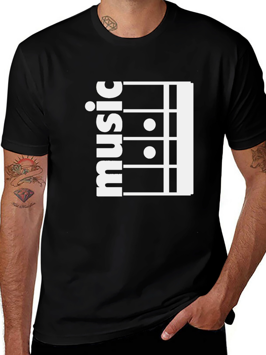 Music Fretboard T-Shirt - Cool Musician Graphic Tee