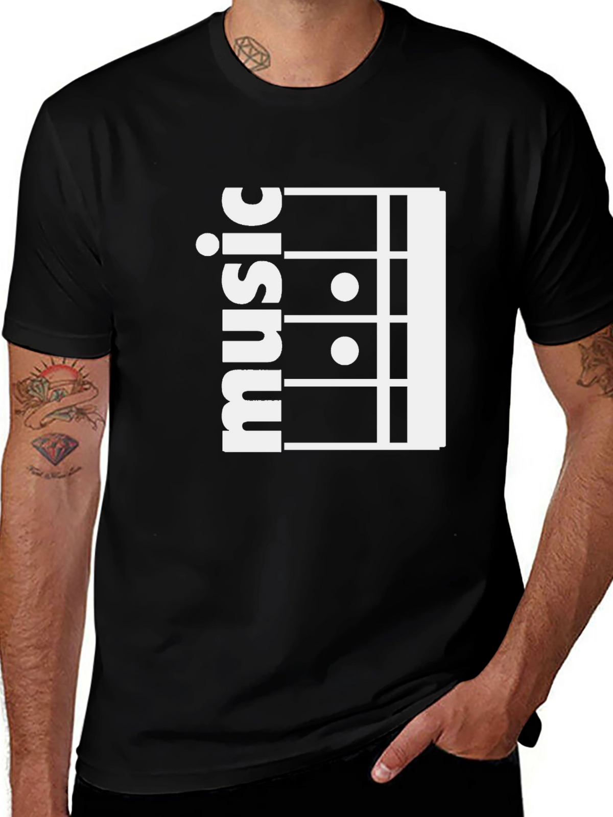 Music Fretboard T-Shirt - Cool Musician Graphic Tee
