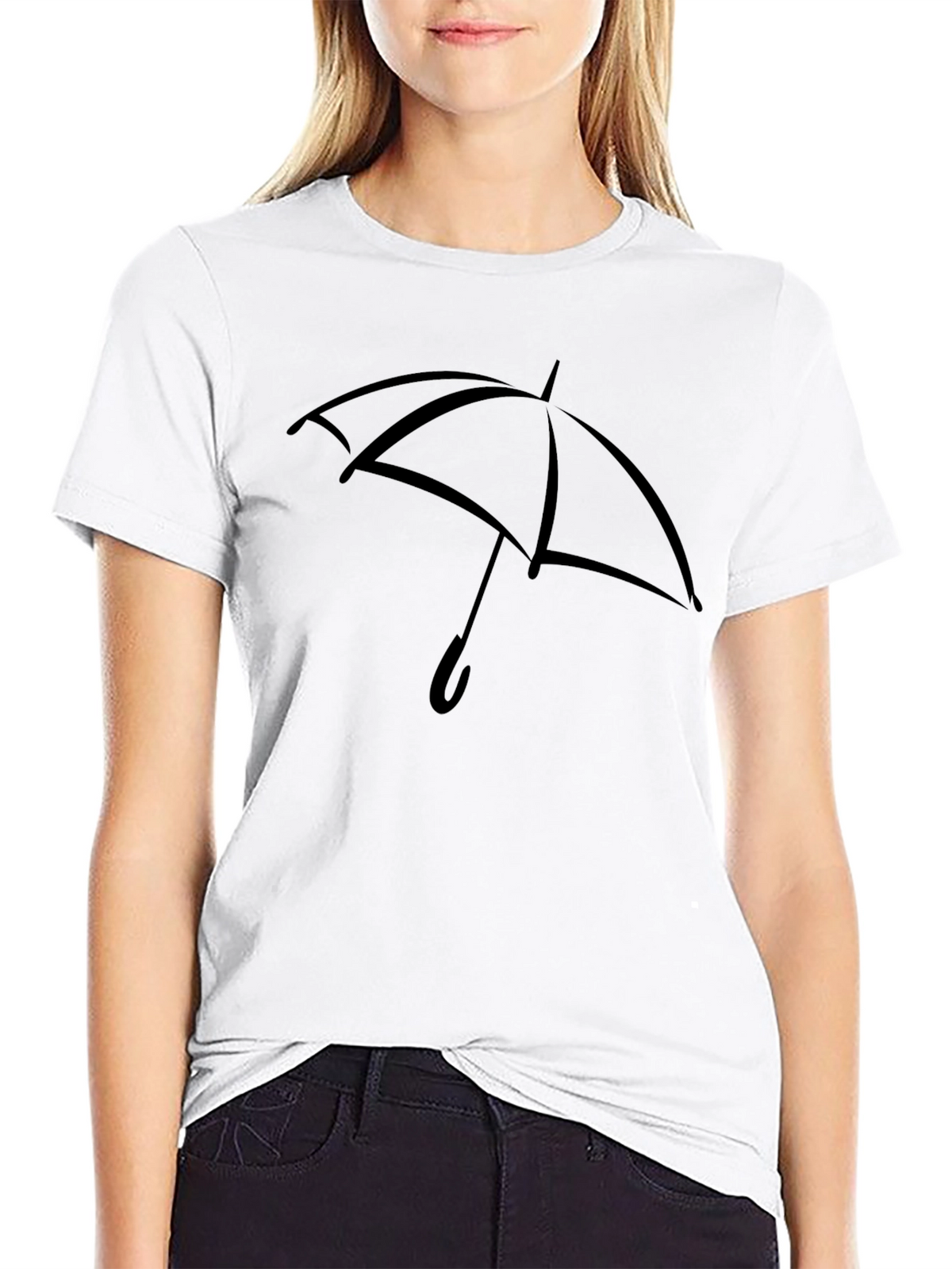 Umbrella Graphic T-Shirt - Stylish Casual Wear