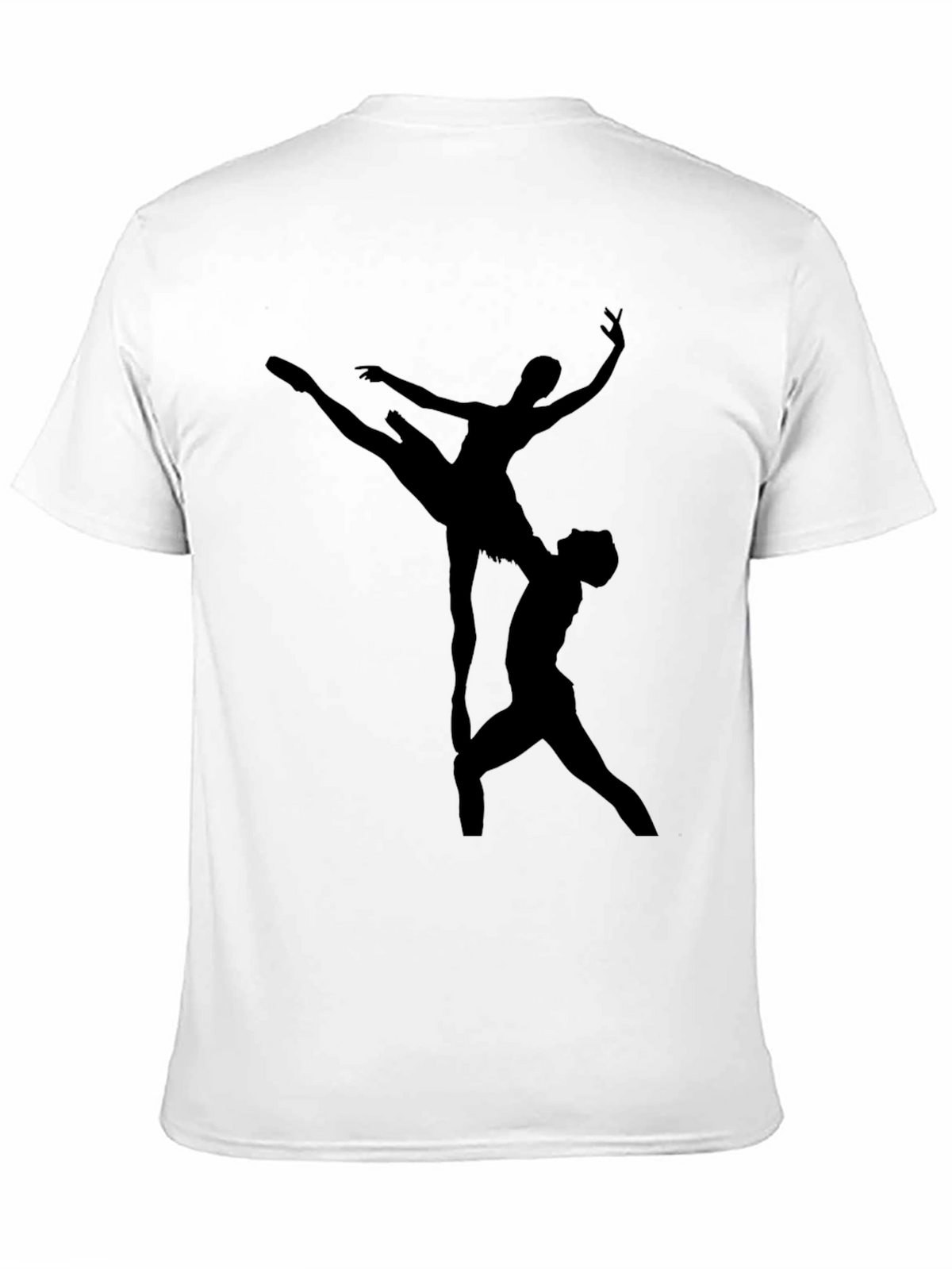 Ballet Silhouette Graphic T-Shirt - Modern Dance Tee