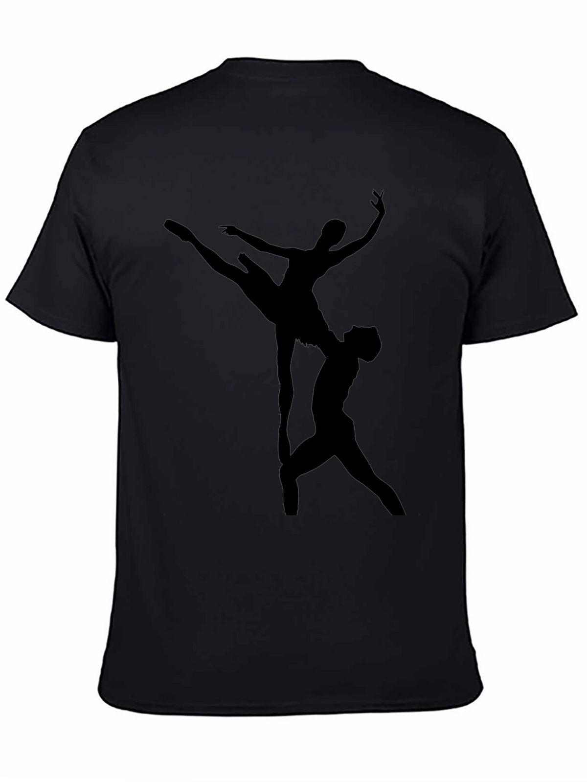 Ballet Silhouette Graphic T-Shirt - Modern Dance Tee