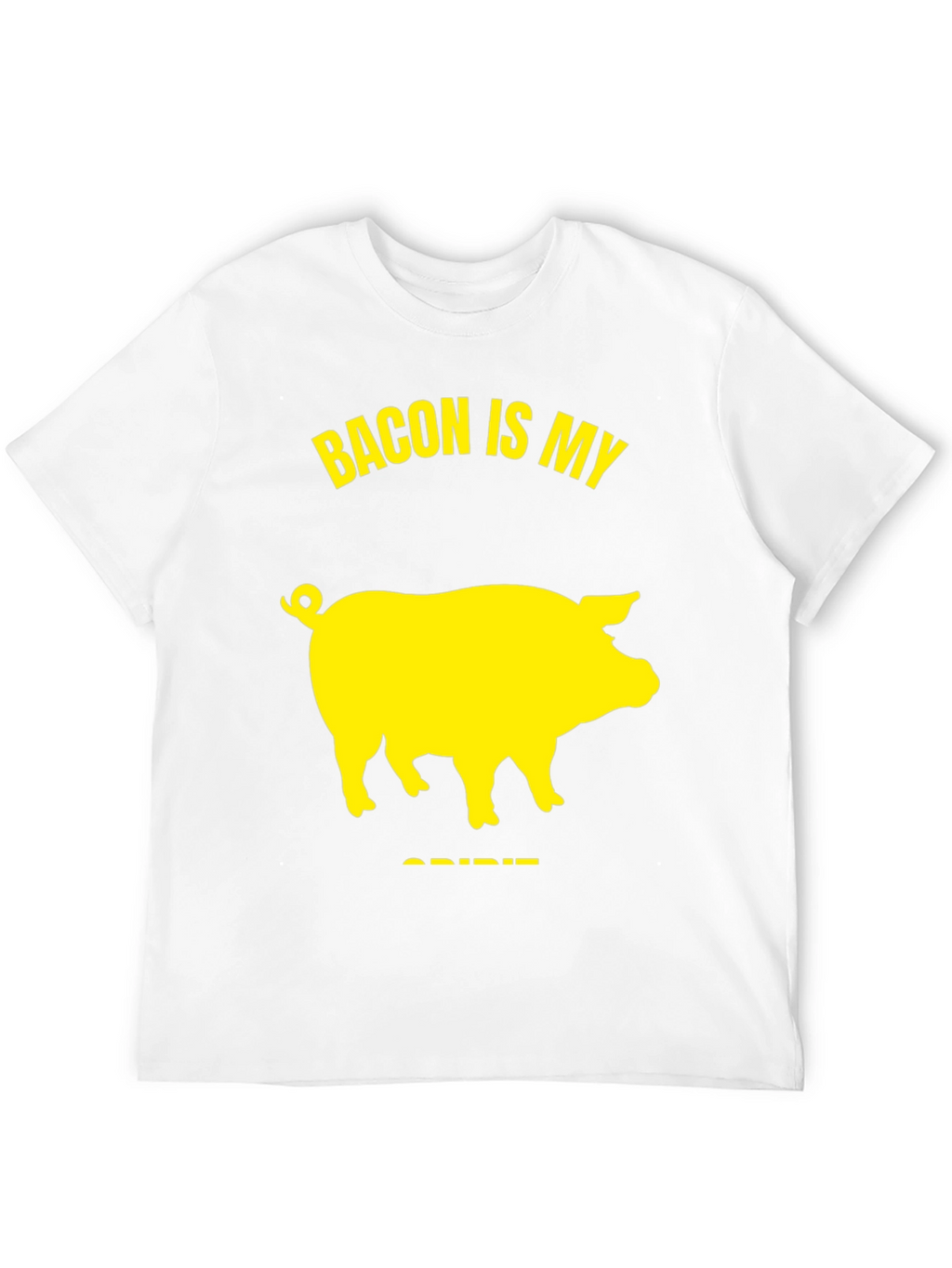 Bacon Is My Spirit Animal T-Shirt - Black
