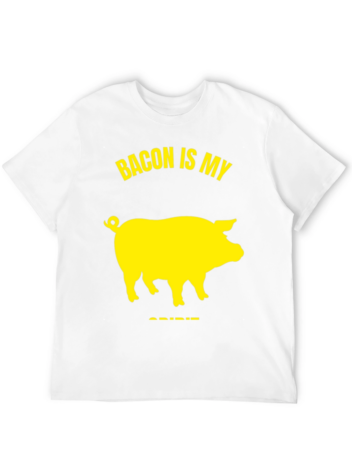 Bacon Is My Spirit Animal T-Shirt - Black