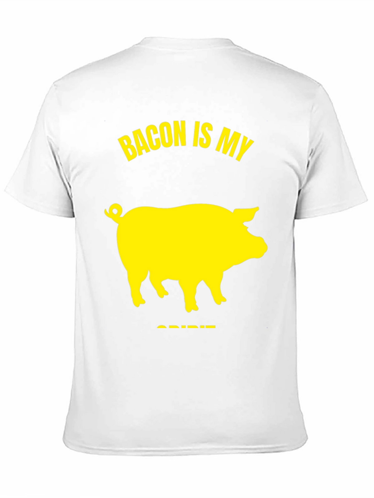 Bacon Is My Spirit Animal T-Shirt - Black