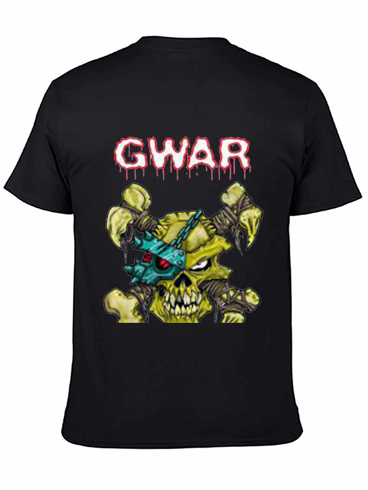 GWAR Band T-Shirt Skull Bones Graphic Tee