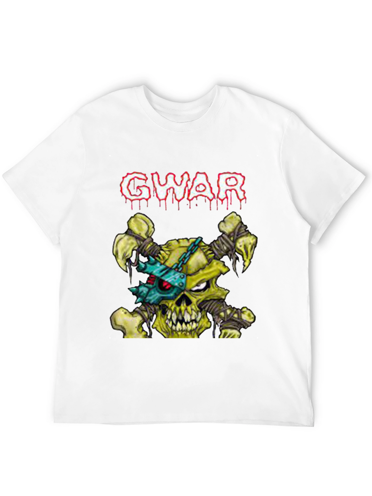 GWAR Band T-Shirt Skull Bones Graphic Tee