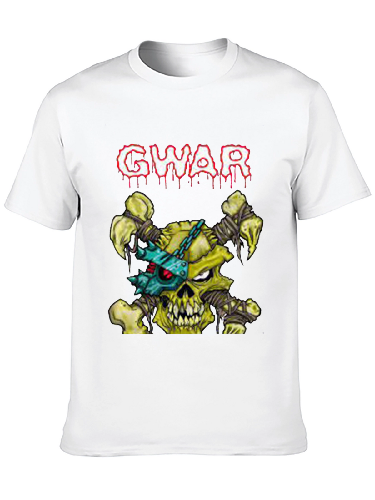 GWAR Band T-Shirt Skull Bones Graphic Tee
