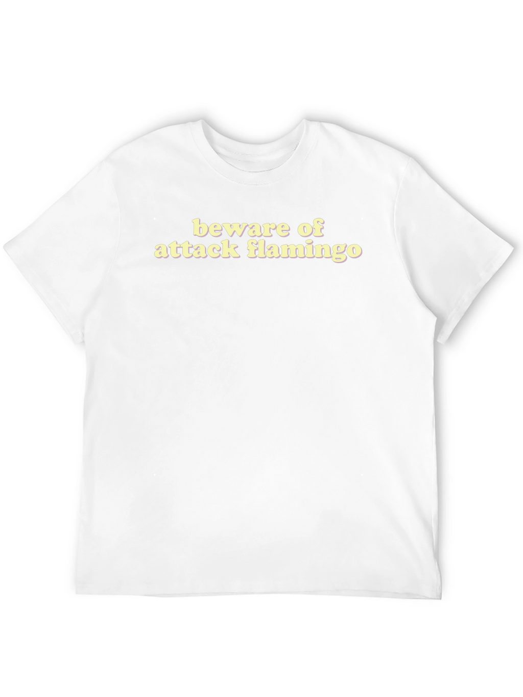 Beware of Attack Flamingo T-Shirt Funny Bird Tee