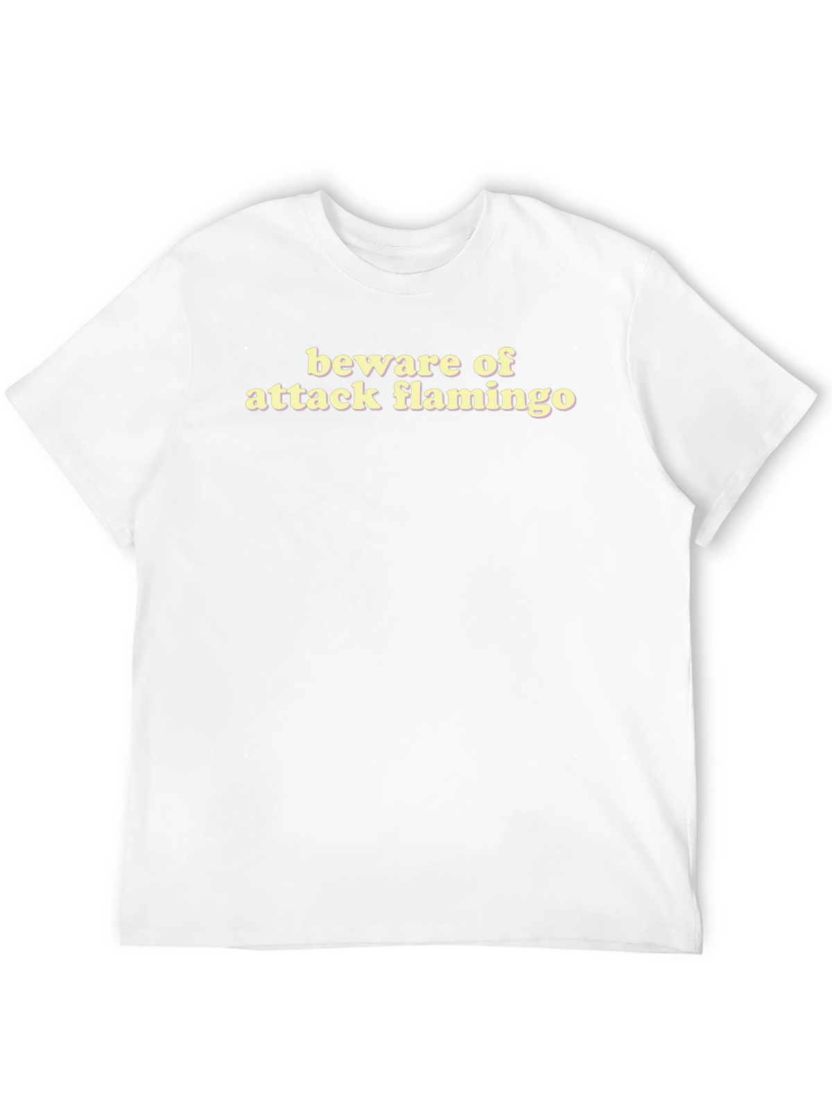 Beware of Attack Flamingo T-Shirt Funny Bird Tee