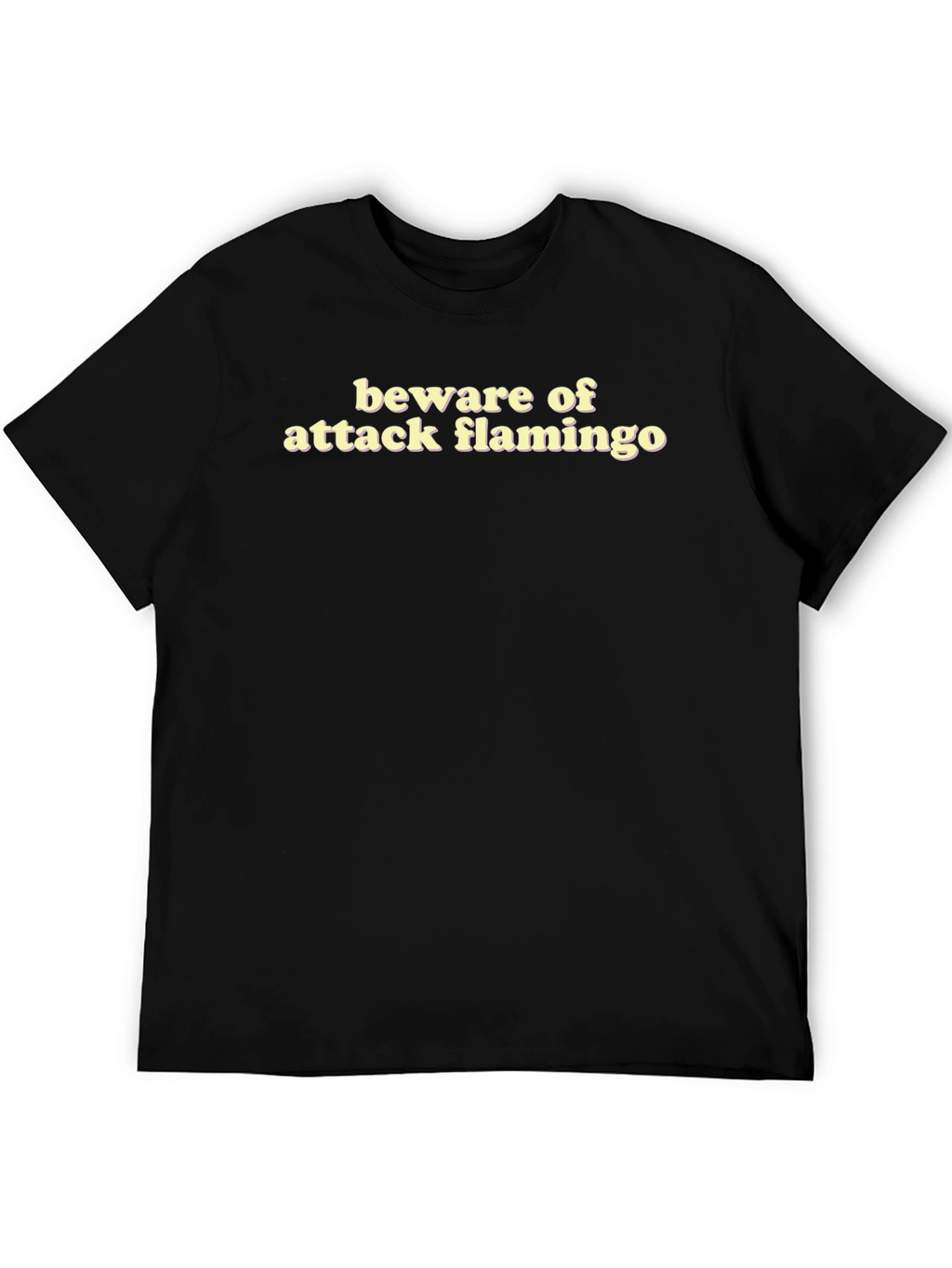 Beware of Attack Flamingo T-Shirt Funny Bird Tee