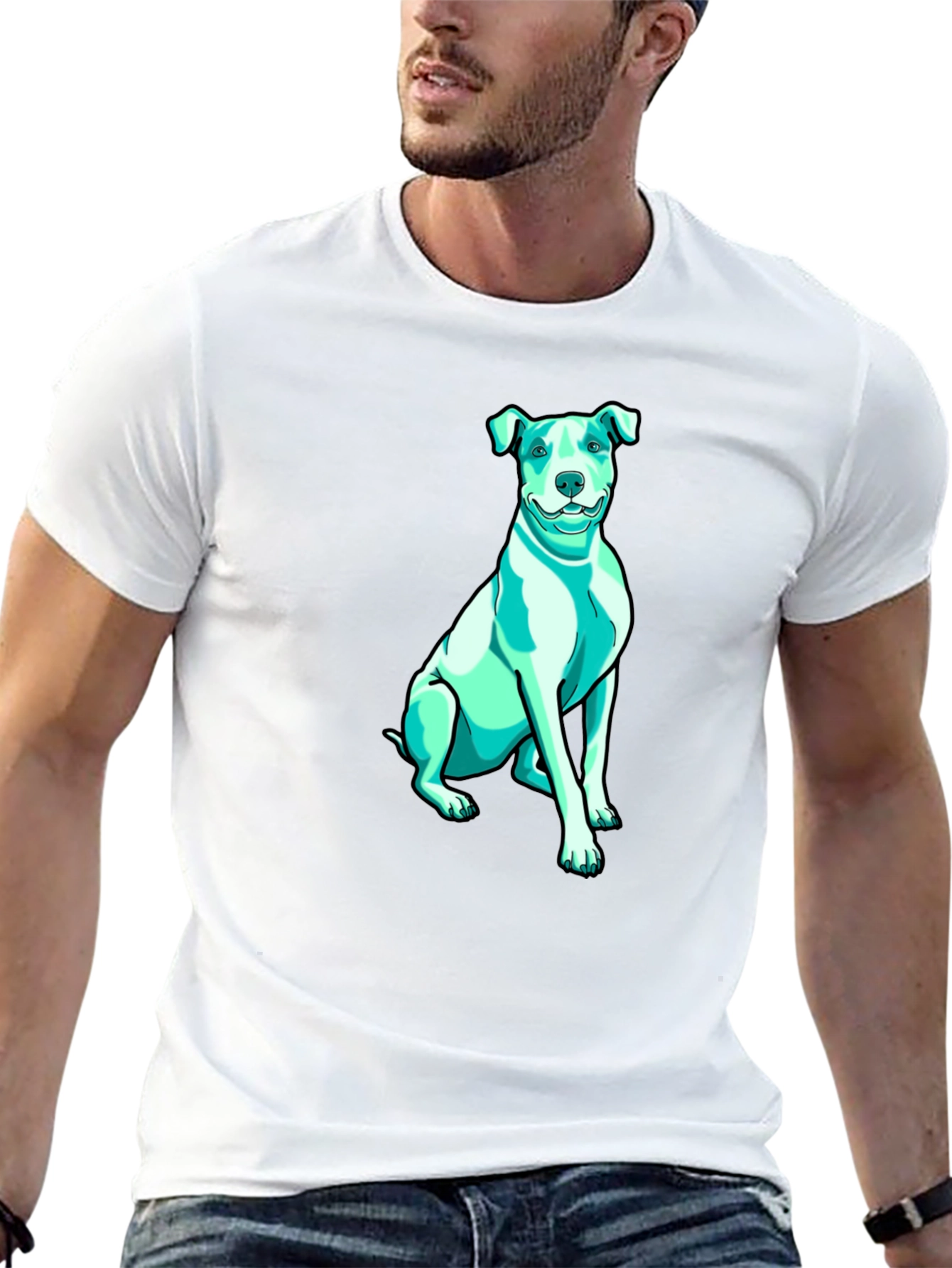 Dog Graphic T-Shirt - Cool Canine Design