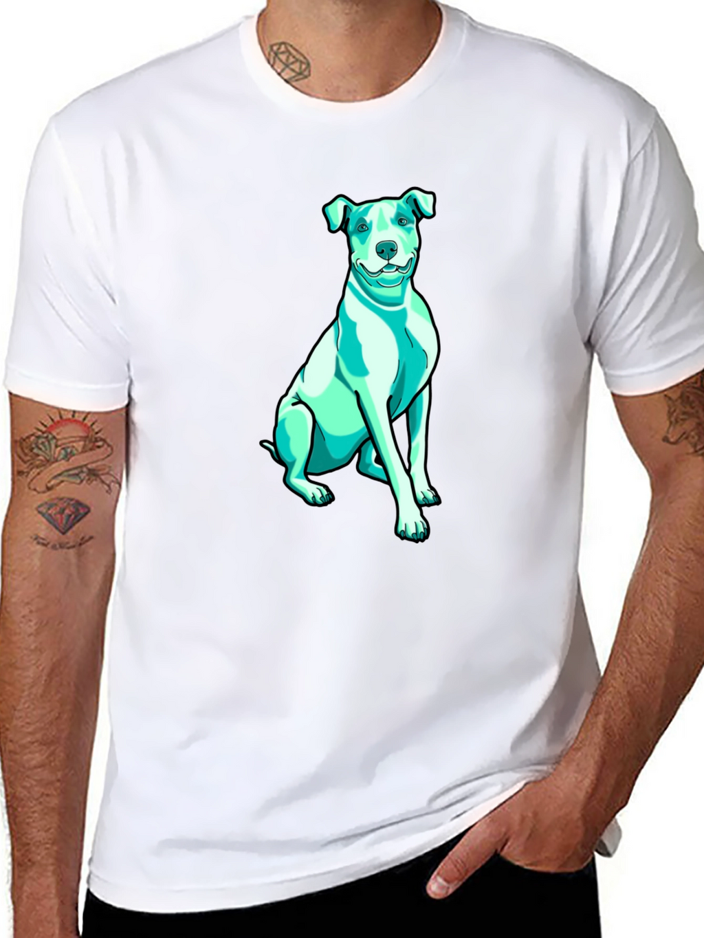 Dog Graphic T-Shirt - Cool Canine Design