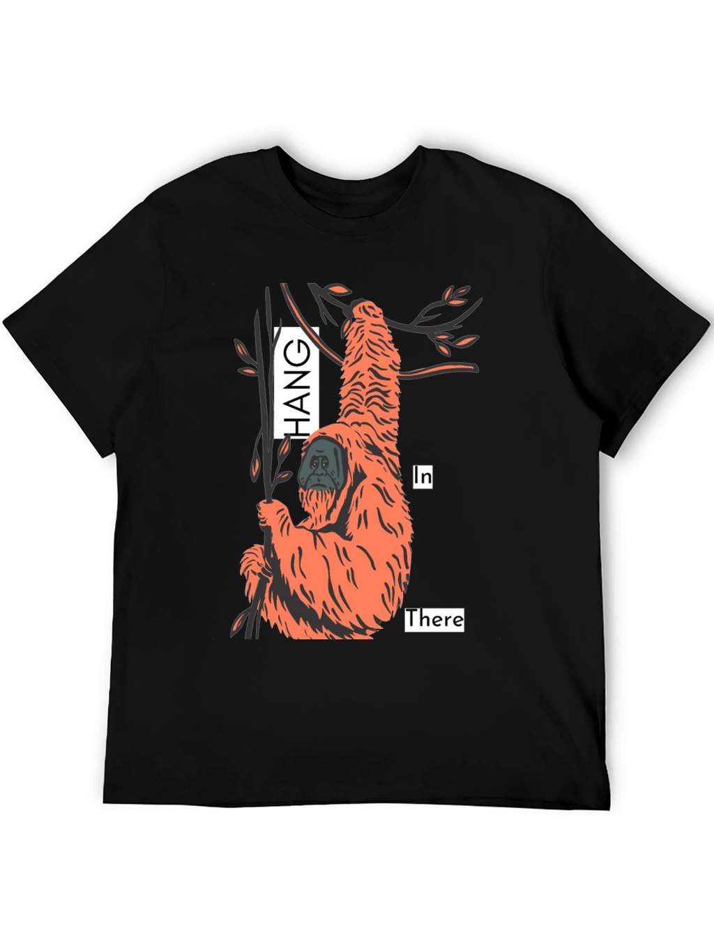 Hang In There Orangutan Graphic Tee