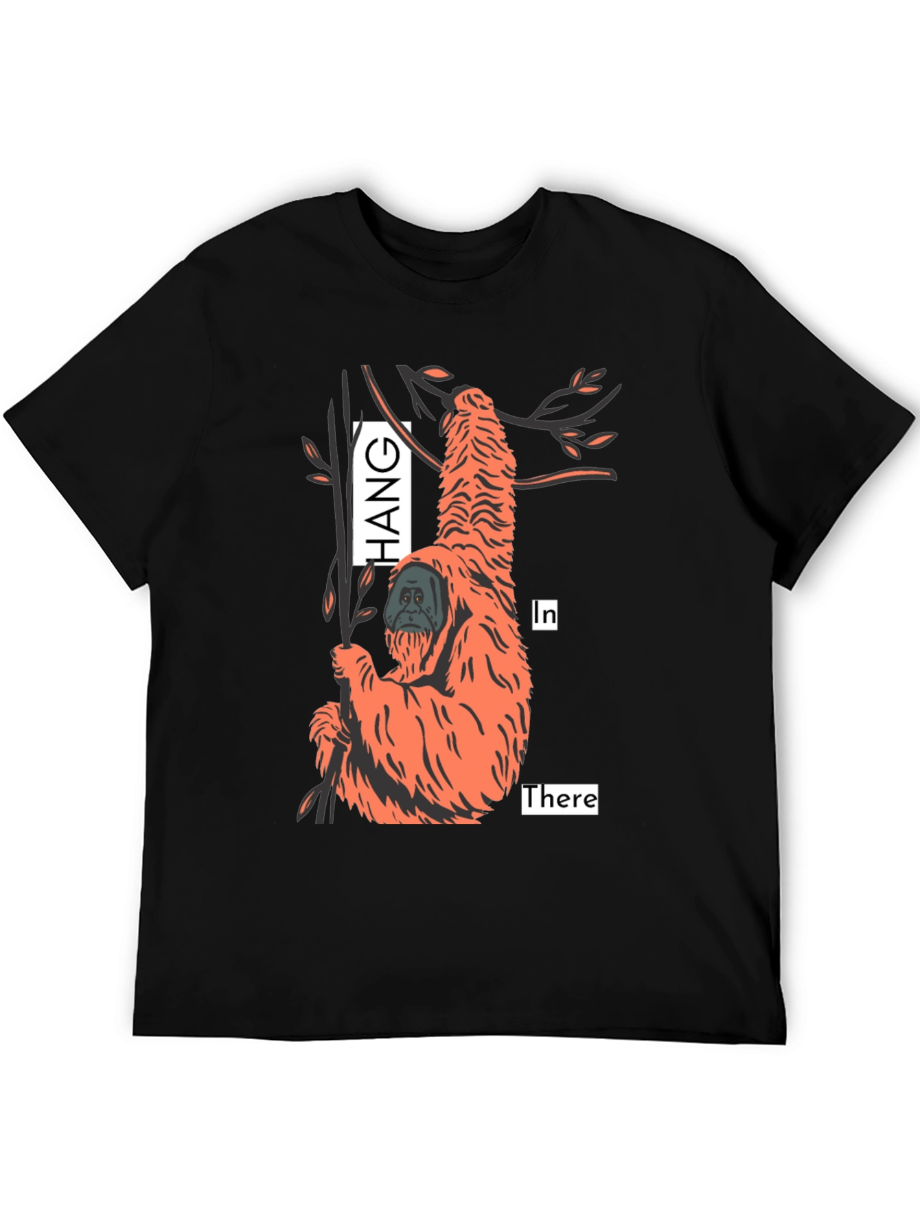 Hang In There Orangutan Graphic Tee