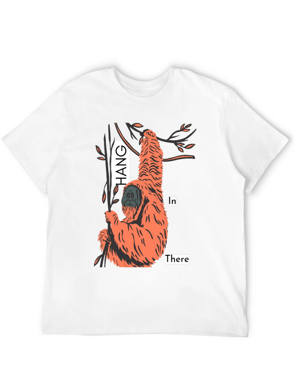 Hang In There Orangutan Graphic Tee