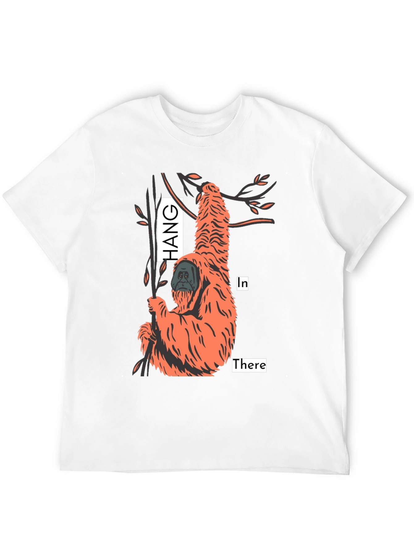 Hang In There Orangutan Graphic Tee