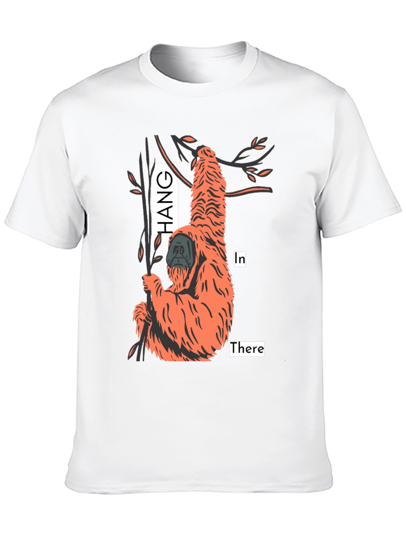 Hang In There Orangutan Graphic Tee