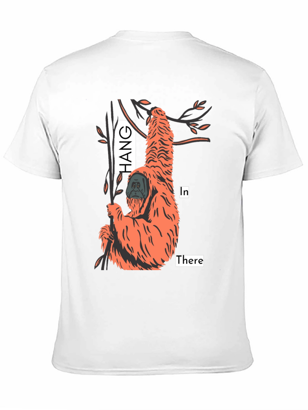 Hang In There Orangutan Graphic Tee