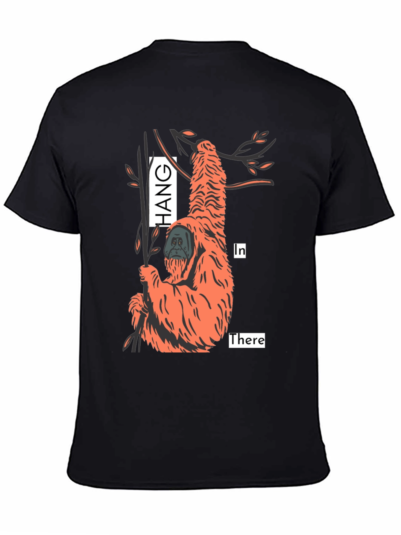 Hang In There Orangutan Graphic Tee