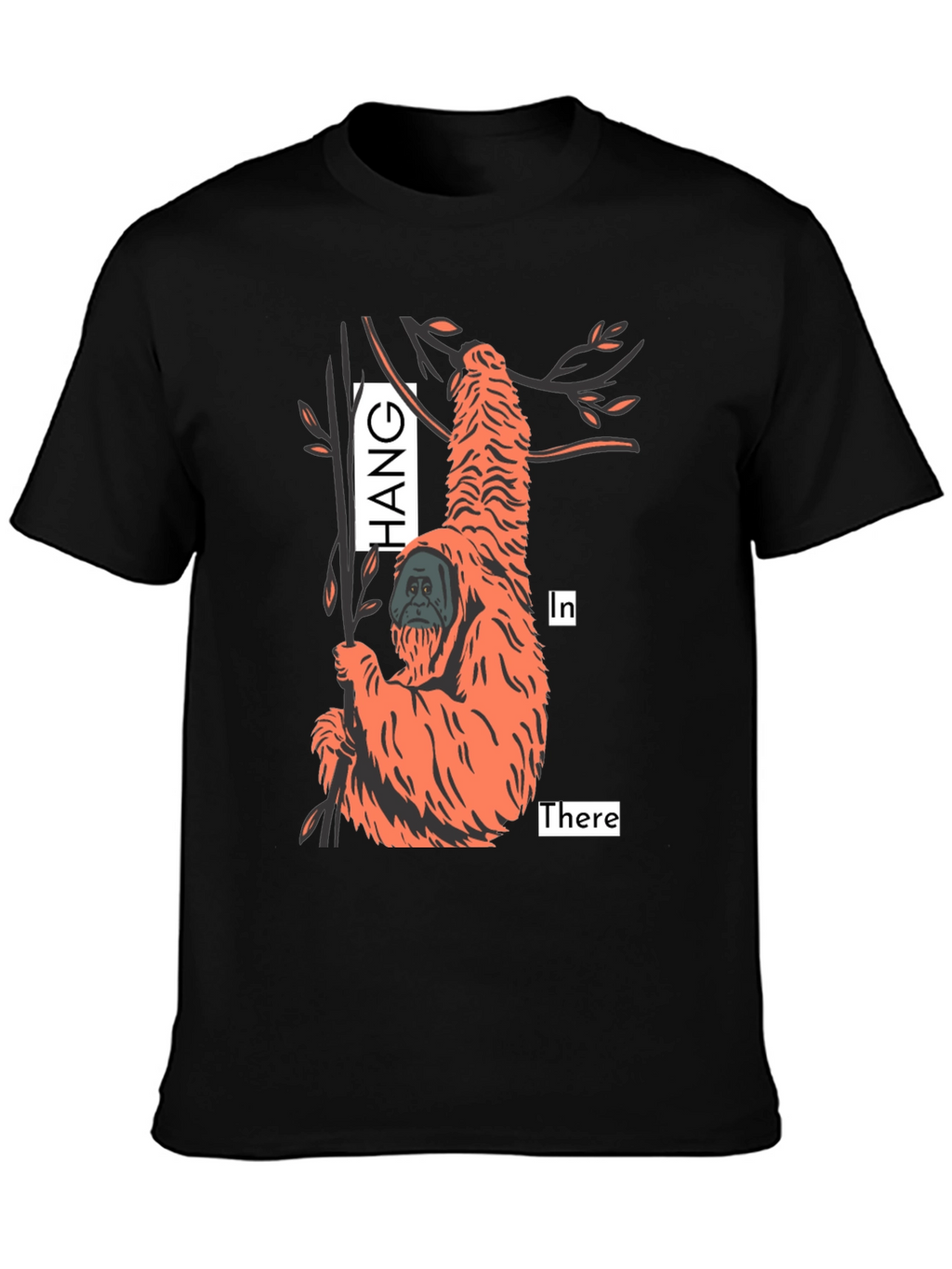 Hang In There Orangutan Graphic Tee