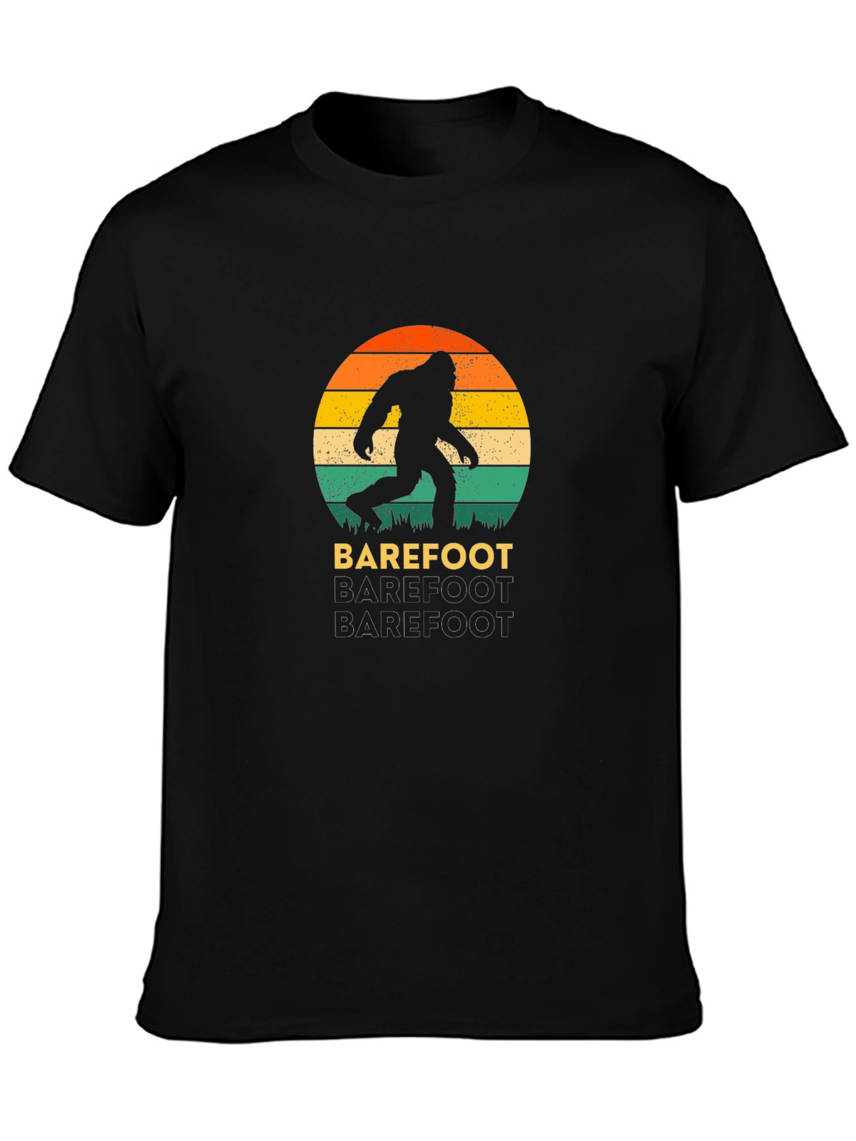 Retro Bigfoot T-Shirt - Barefoot Design