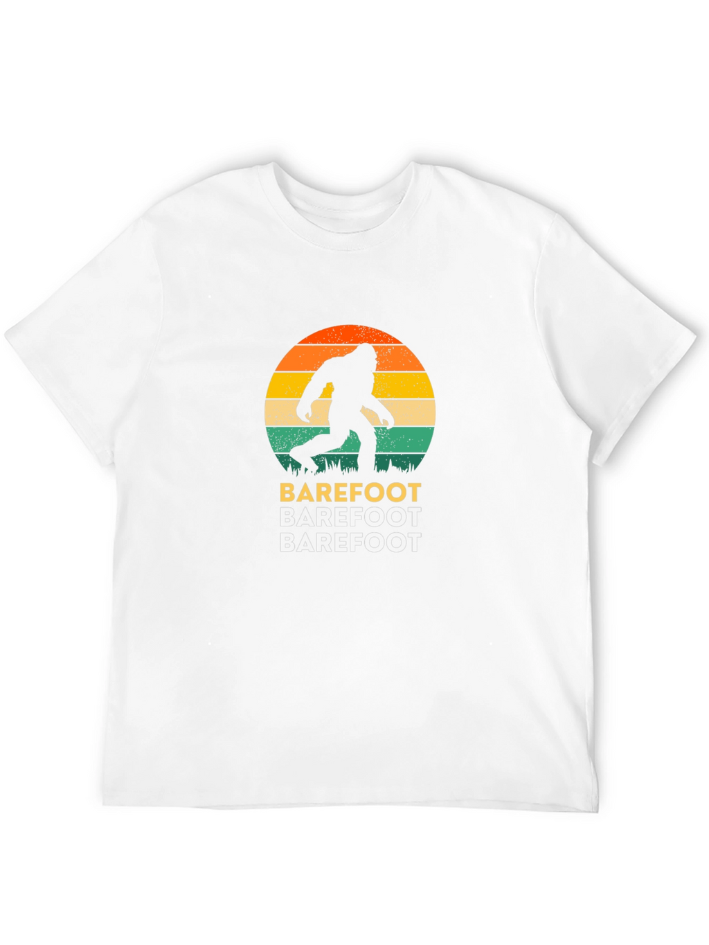 Retro Bigfoot T-Shirt - Barefoot Design