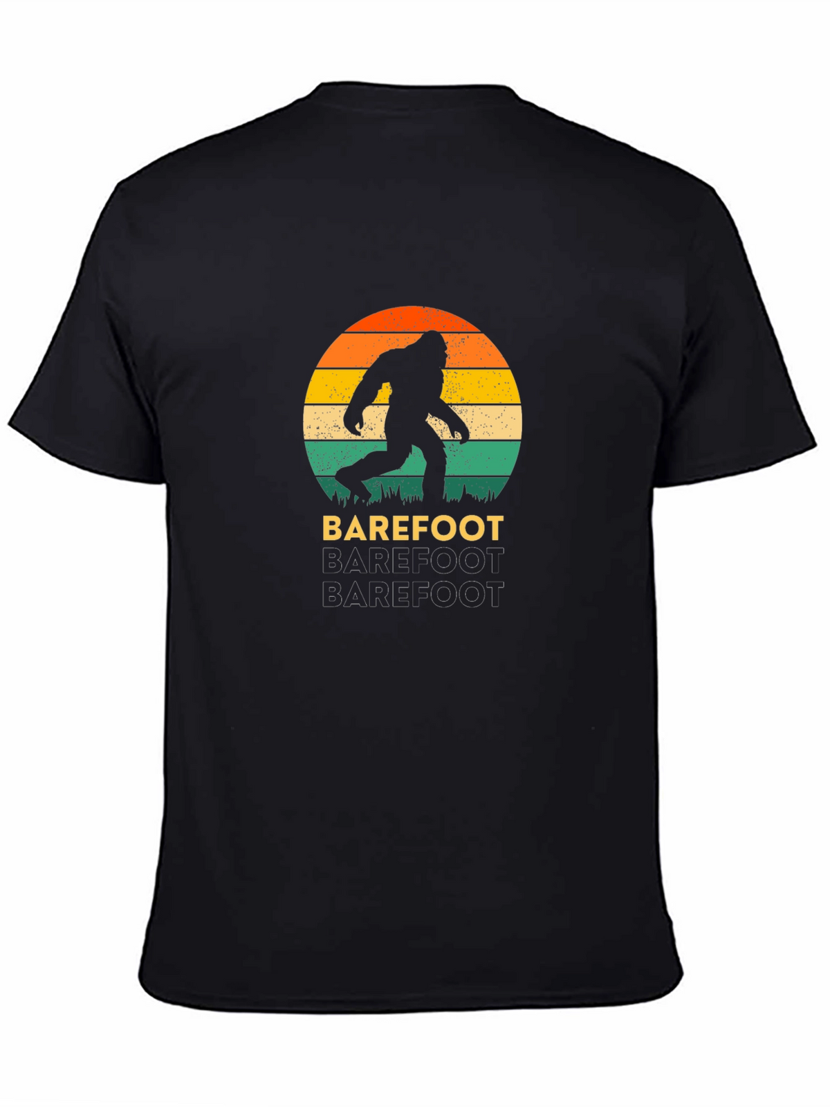 Retro Bigfoot T-Shirt - Barefoot Design