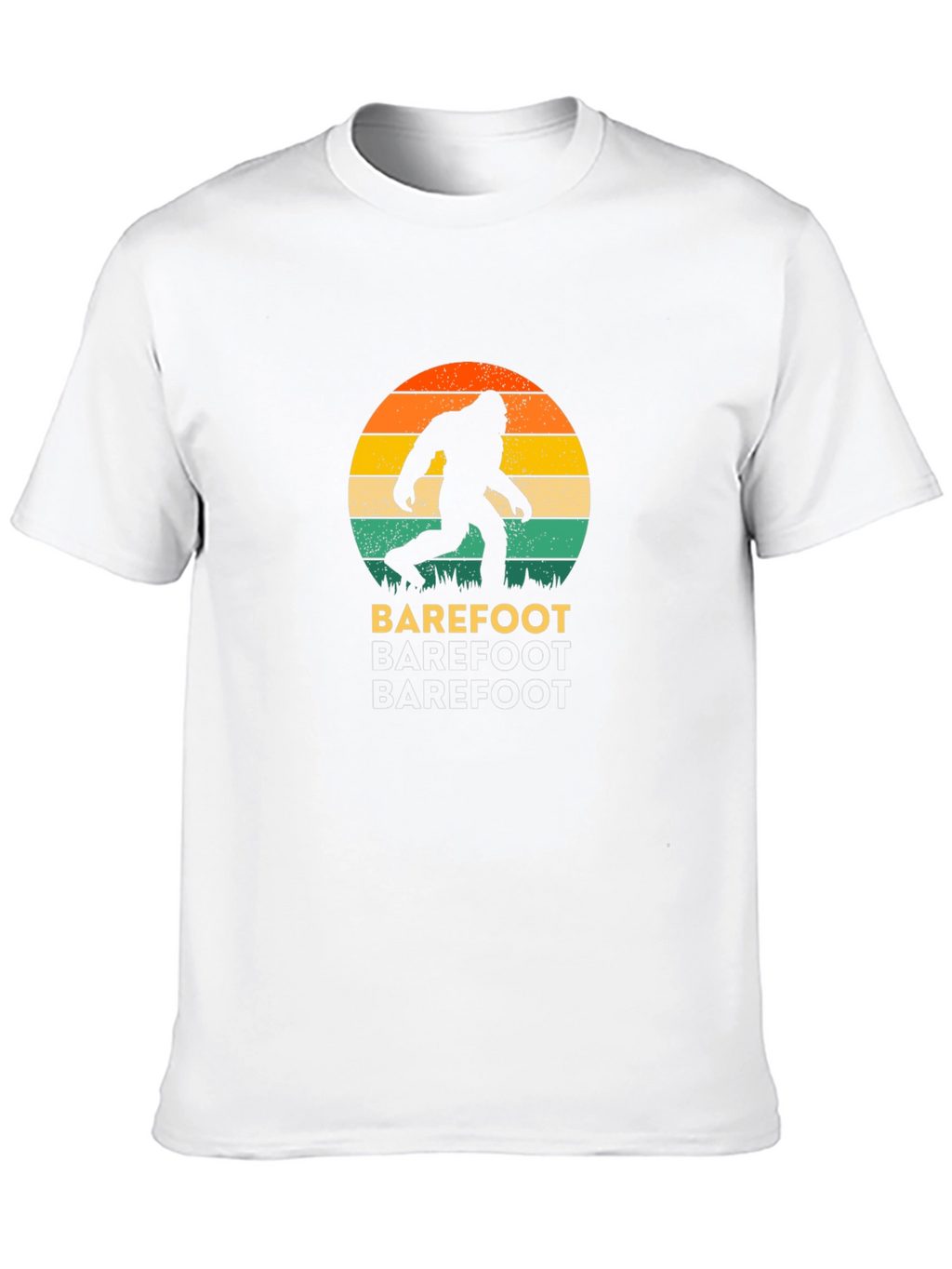 Retro Bigfoot T-Shirt - Barefoot Design