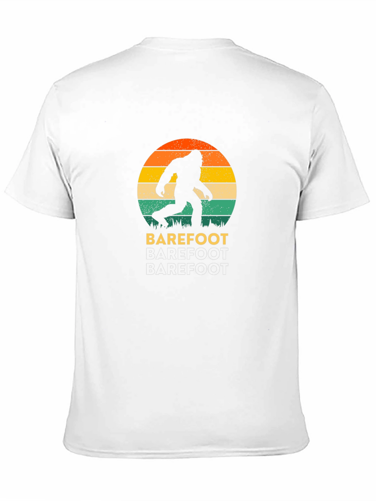 Retro Bigfoot T-Shirt - Barefoot Design