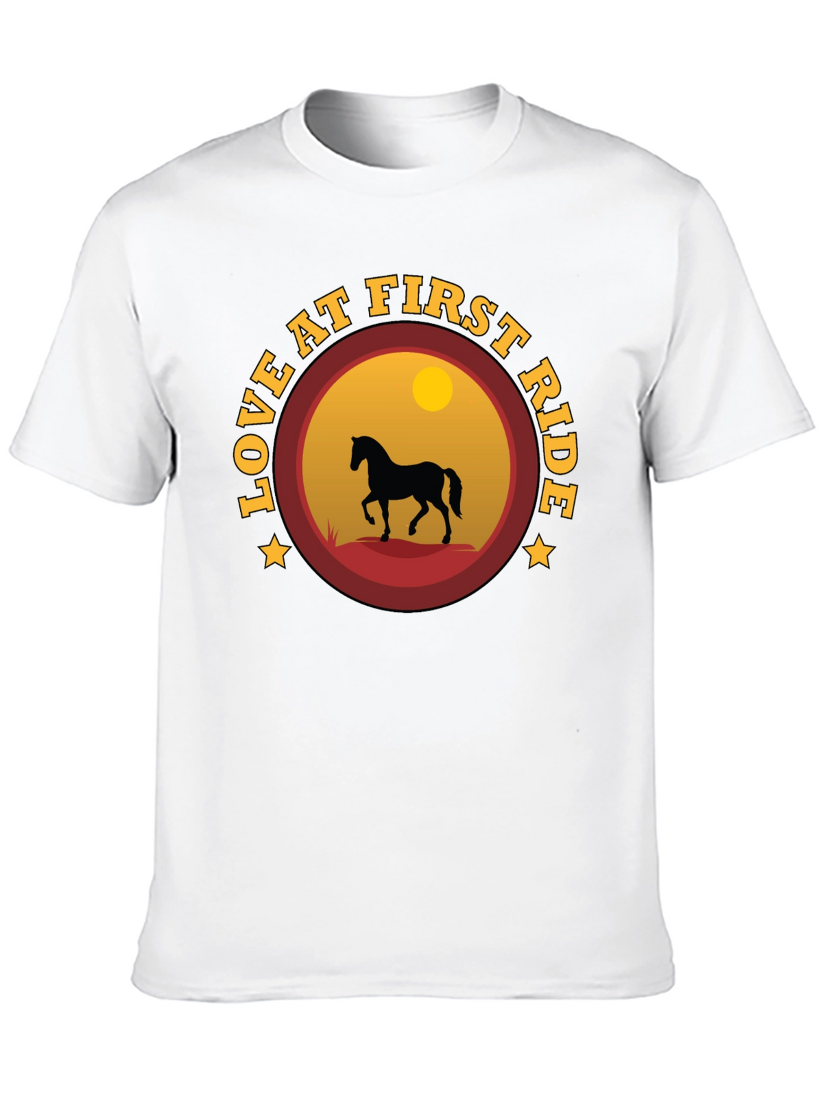 Love at First Ride Horse Graphic T-Shirt