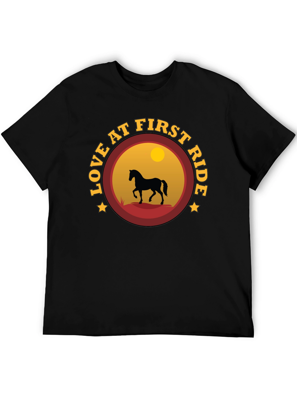 Love at First Ride Horse Graphic T-Shirt
