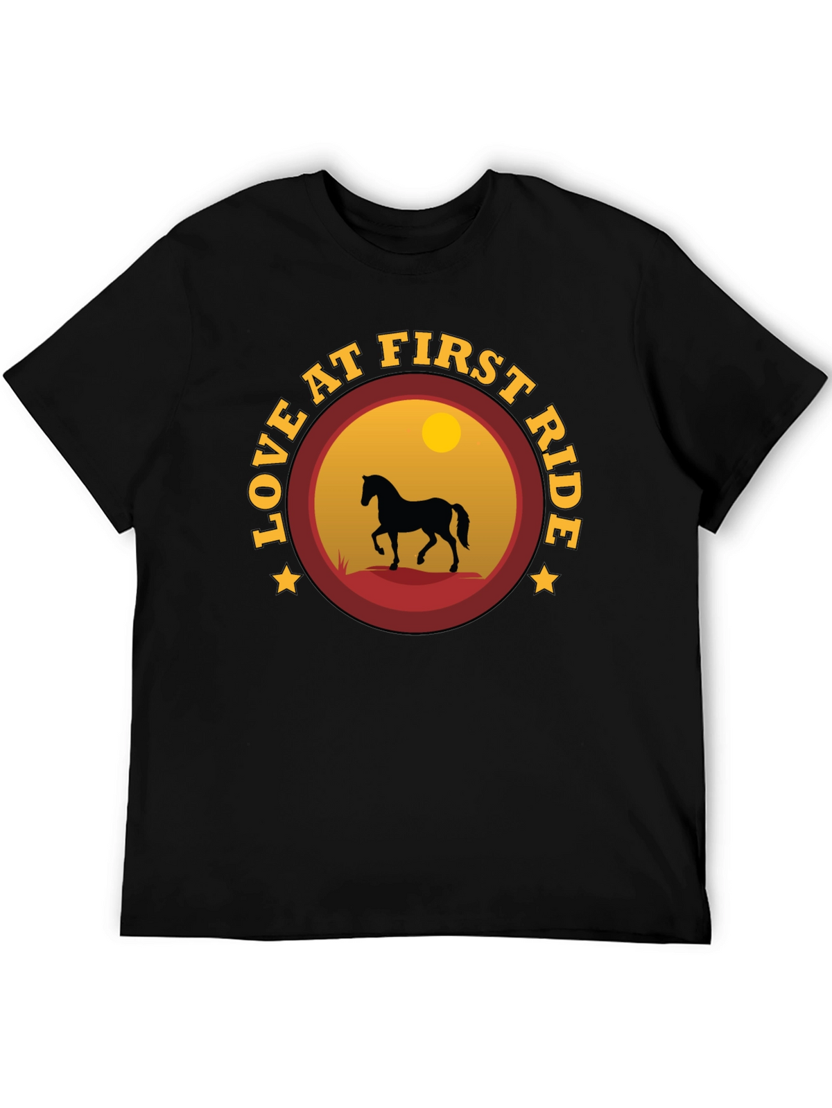 Love at First Ride Horse Graphic T-Shirt