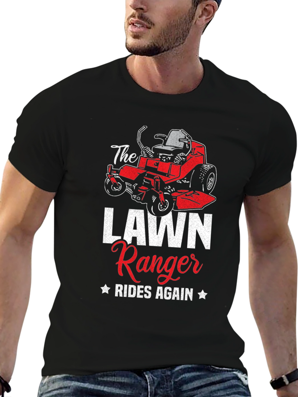 Lawn Ranger Rides Again T-Shirt